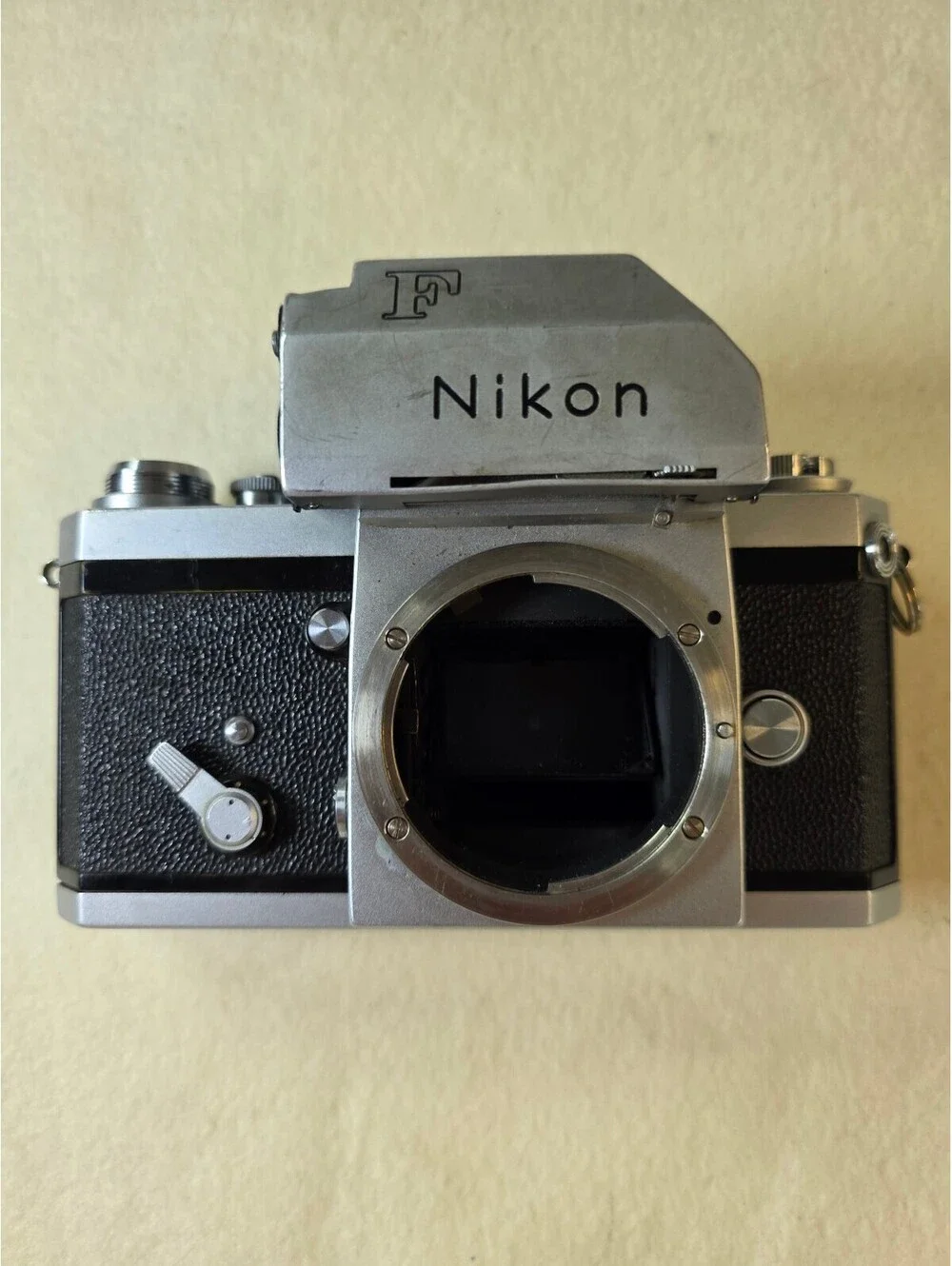 Vintage Nikon F Potomac T 35mm SLR Camera Body Case No Lens Meter Untested